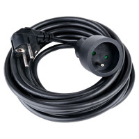 Hama Standard 5m Extension Cord - Black