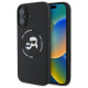 Karl Lagerfeld KLHMP16SSKCHTCK iPhone 16 6.1" black/black hardcase Silicone Karl&Choupette Heads MagSafe