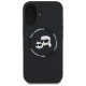 Karl Lagerfeld KLHMP16SSKCHTCK iPhone 16 6.1" black/black hardcase Silicone Karl&Choupette Heads MagSafe
