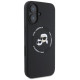 Karl Lagerfeld KLHMP16SSKCHTCK iPhone 16 6.1" black/black hardcase Silicone Karl&Choupette Heads MagSafe