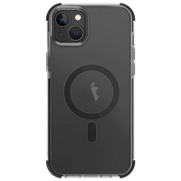 Uniq Combat case iPhone 14 Plus / 15 Plus 6.7" Magclick Charging black/concrete charcoal