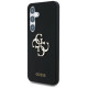 Guess Silicone Big 4G Logo Bottom Script case for Samsung Galaxy S25 - black