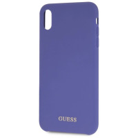 Guess Silicone iPhone Xs Max Case - Purple