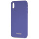 Guess Silicone iPhone Xs Max Case - Purple