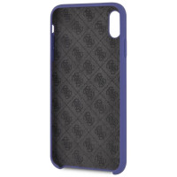 Guess Silicone iPhone Xs Max Case - Purple
