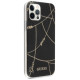 Guess Gold Chain Collection iPhone 12 Pro Max 6.7" Case - Black