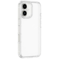 Amazingthing Minimal Case for iPhone 16 Plus Silicone Case - Transparent