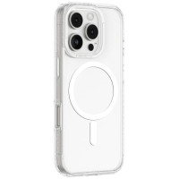Amazingthing Titan Pro Mag Case with Magnetic Ring for iPhone 16 Pro Max - Transparent