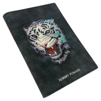 Nimmy Raptor Tiger Passport/Wallet Case - Dark Gray