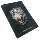 Nimmy Raptor Tiger Passport/Wallet Case - Dark Gray