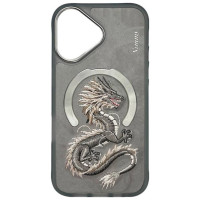 Nimmy Dragon MagSafe iPhone 16 Case - Gray
