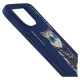 Nimmy Glasses Cool Cat Case for iPhone 15 Pro - Blue