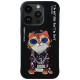Nimmy Glasses Cool Cat Case for iPhone 15 Pro Max - Black