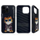 Nimmy Glasses Cool Cat Case for iPhone 15 Pro Max - Black