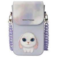 Nimmy Big Eyed Pet 2.0 Rabbit Phone Bag - Purple