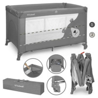 Kidwell Saliekamā gulta BLISSY DUO grey (divstāvu) [A]