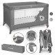 Kidwell Saliekamā gulta BLISSY DUO grey (divstāvu) [A]