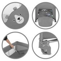 Kidwell Saliekamā gulta BLISSY DUO grey (divstāvu) [A]