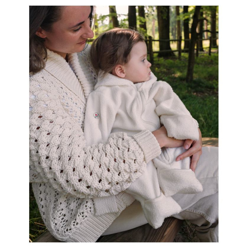 Lodger Skier Teddy kombinezons, 0-3 mēn., 62.izm.,Cloud Dancer - SKT 101_0-3