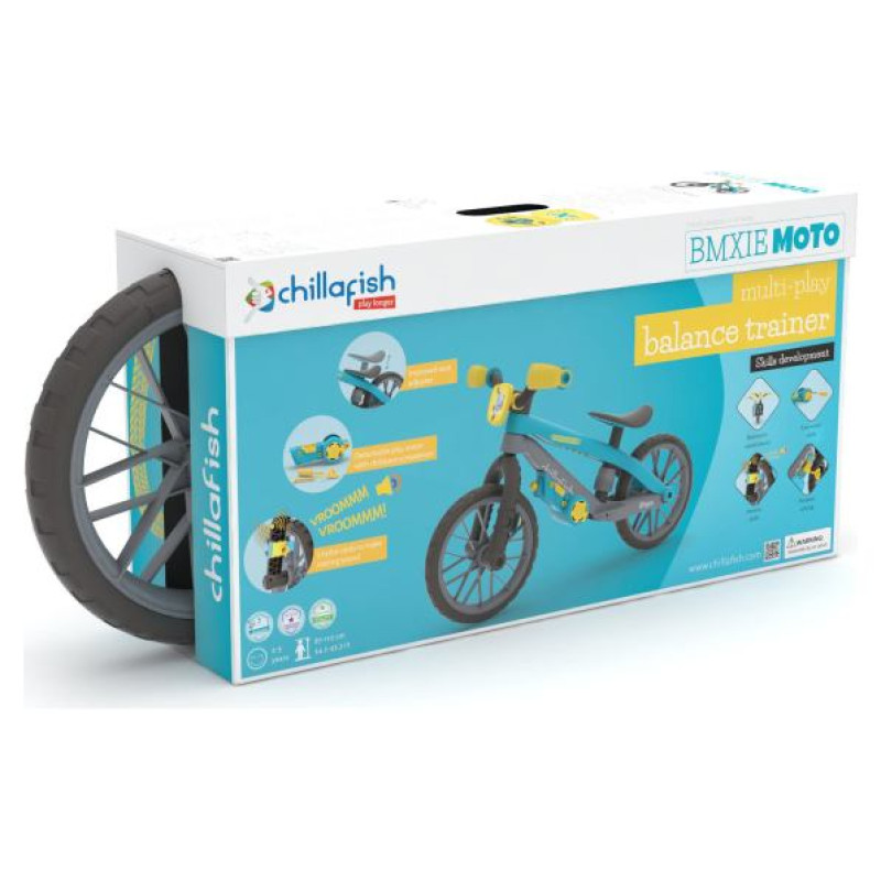 Chillafish BMXie 2 MOTO līdzsvara velosipēds no 2 līdz 5 gadiem, Zils - CPMX03BLU