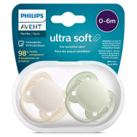 Philips Avent māneklītis Ultra soft Neutral, 0-6M (2 gab) - SCF091/05