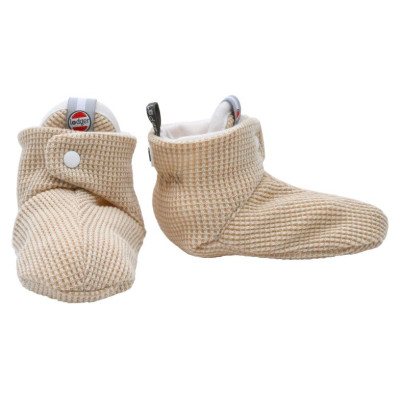 Lodger Slipper Ciumbelle kokvilnas čībiņas, 3-6m, Ivory - SLC 069_ 3-6
