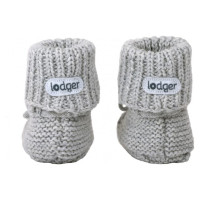 Lodger Slipper Knit čībiņas, Steel, 0-6m - SLK 108_0-6