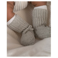 Lodger Slipper Knit čībiņas, Steel, 0-6m - SLK 108_0-6