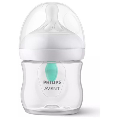 Philips Avent Natural Response pretkoliku pudelīte ar AirFree vārstu 125 ml, jaundzimu&scaron;ā knupītis, 0m+ - SCY670/01