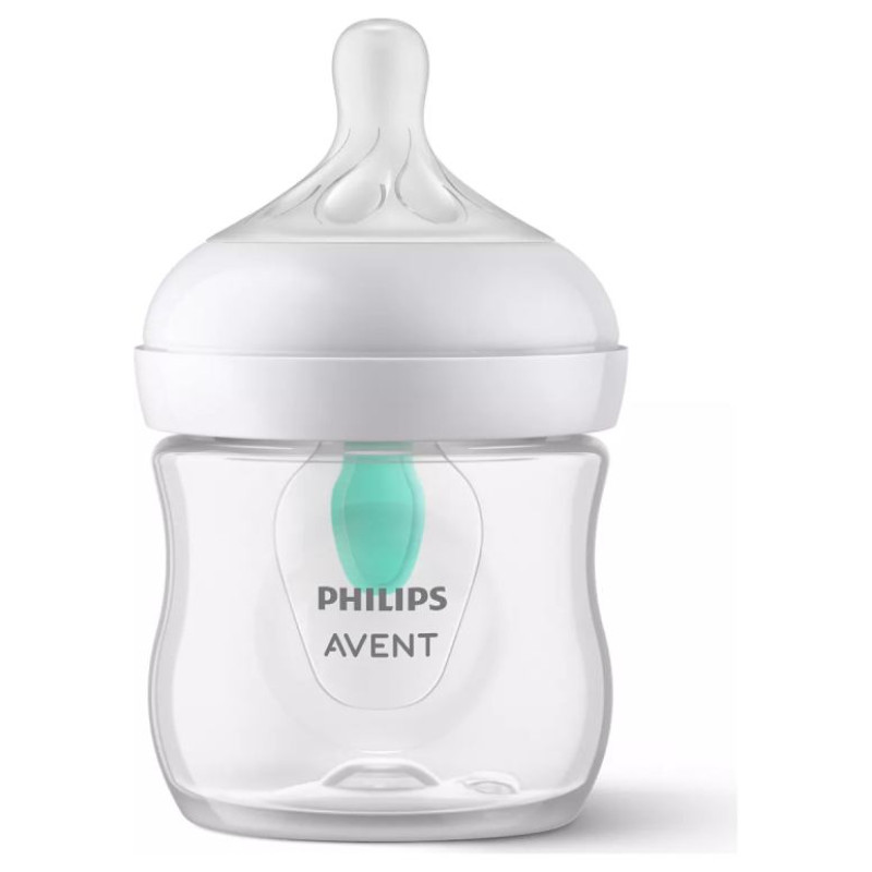 Philips Avent Natural Response pretkoliku pudelīte ar AirFree vārstu 125 ml, jaundzimu&scaron;ā knupītis, 0m+ - SCY670/01