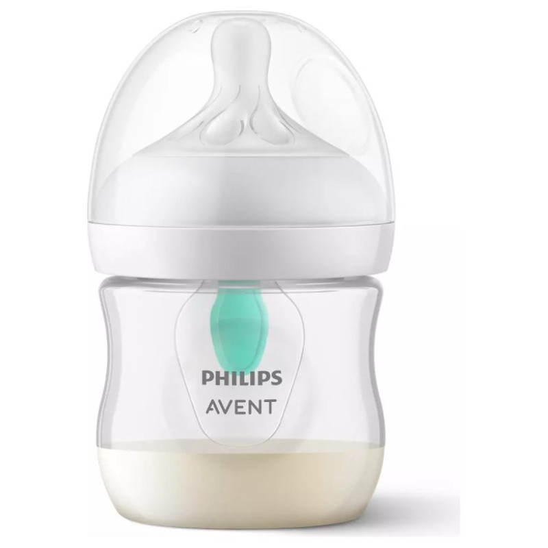 Philips Avent Natural Response pretkoliku pudelīte ar AirFree vārstu 125 ml, jaundzimu&scaron;ā knupītis, 0m+ - SCY670/01
