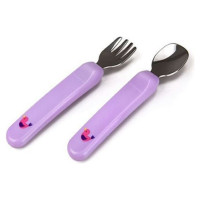 Kidsme karotīte un dakšiņa, Lavander, no 6 mēn. - 140301 LA