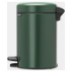 Brabantia atkritumu tvertne ar pedāli NewIcon, 3 l, Pine Green - 304002