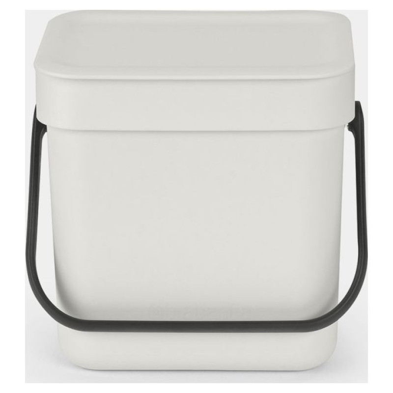 Brabantia aktritumu tvertne Sort & Go, 3L, Light Grey - 213229