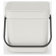 Brabantia aktritumu tvertne Sort & Go, 3L, Light Grey - 213229