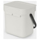 Brabantia aktritumu tvertne Sort & Go, 3L, Light Grey - 213229