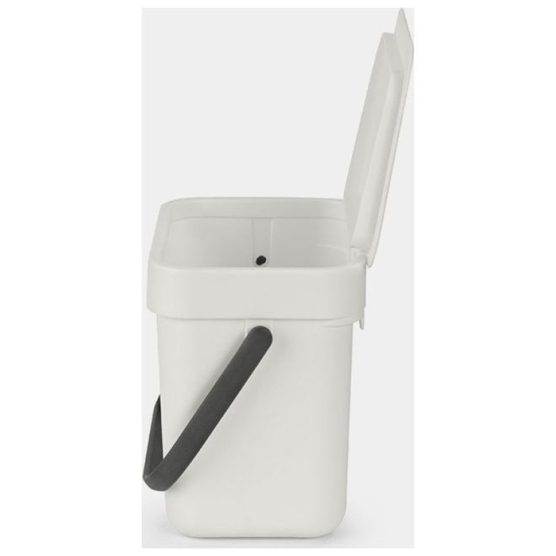 Brabantia aktritumu tvertne Sort & Go, 3L, Light Grey - 213229