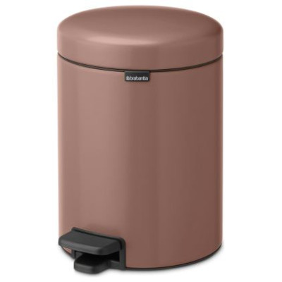Brabantia atkritumu tvertne ar pedāli NewIcon, 5L, Satin Taupe - 233982