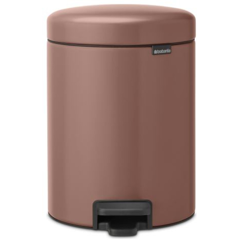 Brabantia atkritumu tvertne ar pedāli NewIcon, 5L, Satin Taupe - 233982