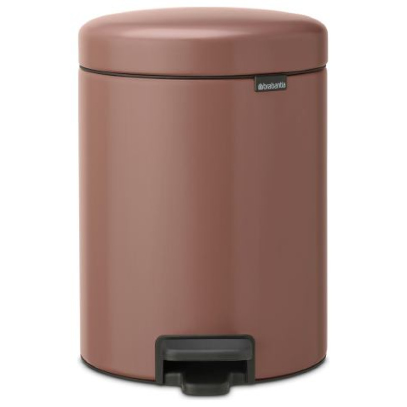 Brabantia atkritumu tvertne ar pedāli NewIcon, 5L, Satin Taupe - 233982