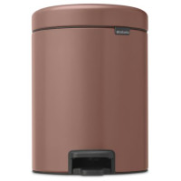 Brabantia atkritumu tvertne ar pedāli NewIcon, 5L, Satin Taupe - 233982