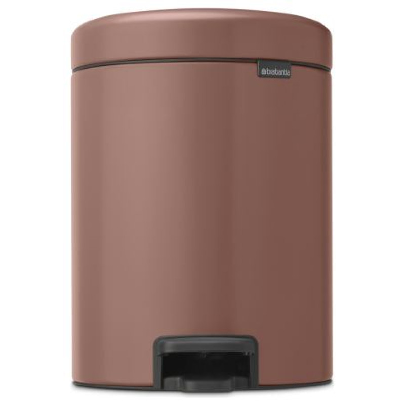 Brabantia atkritumu tvertne ar pedāli NewIcon, 5L, Satin Taupe - 233982