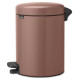 Brabantia atkritumu tvertne ar pedāli NewIcon, 5L, Satin Taupe - 233982