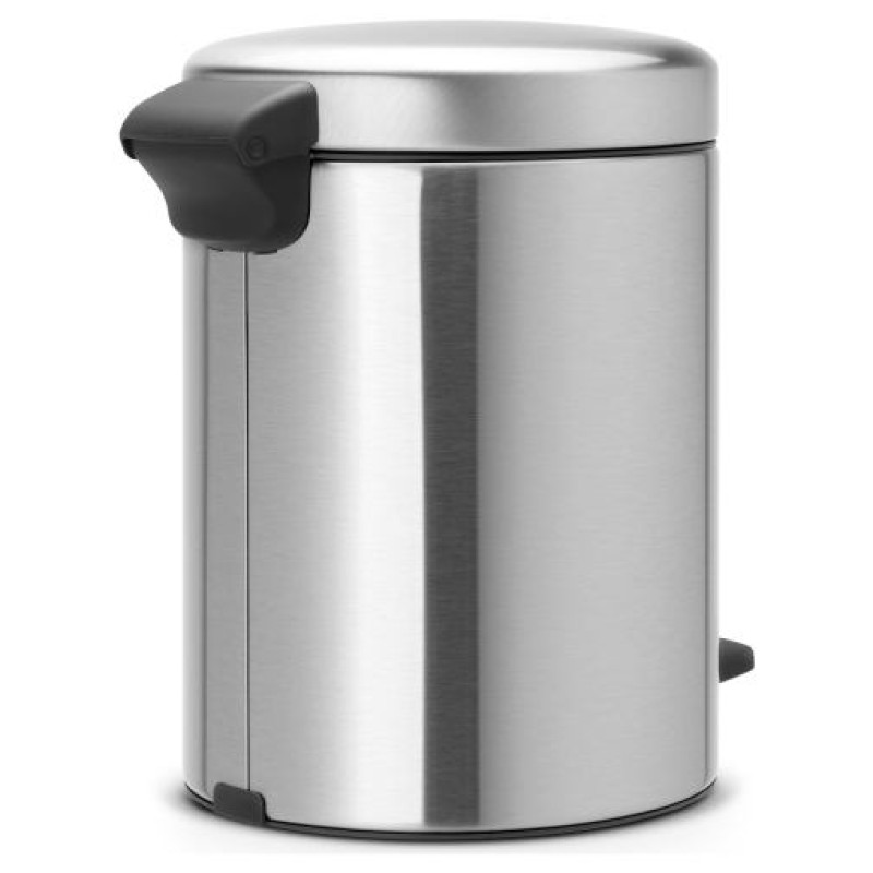 Brabantia atkritumu tvertne ar pedāli NewIcon, 5L, Matt Steel Fingerprint Proof - 112102