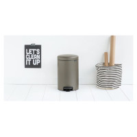 Brabantia atkritumu tvertne ar pedāli NewIcon, 12 l, Platinum - 113628