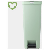 Brabantia atkritumu tvertne StepUp ar pedāli, 40l, Jade Green - 800108
