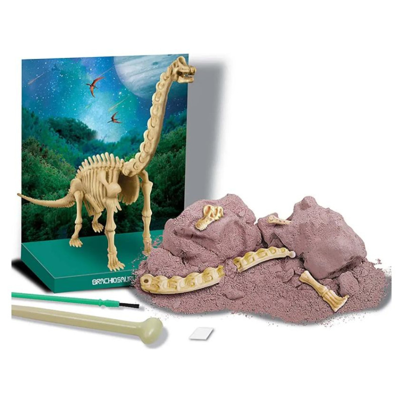 4M Izrakumu komplekts Brahiozaura skelets