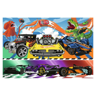 Trefl HOT WHEELS Puzle, 100 gab.