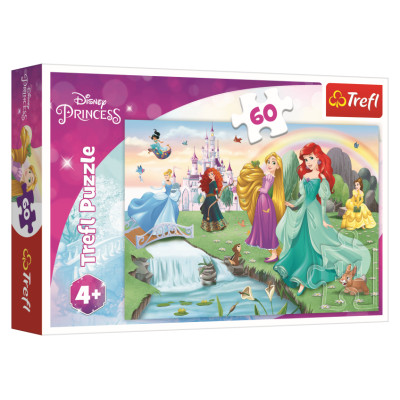 Trefl DISNEY PRINCESS Puzle Princeses, 60 gab.