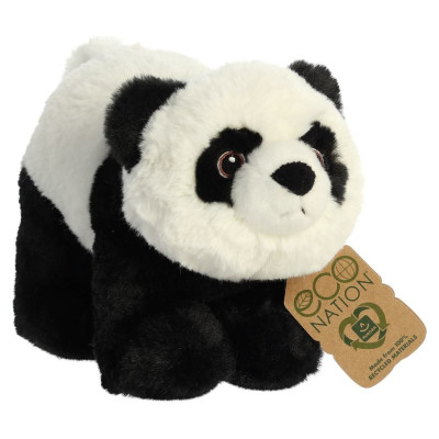 Eco Nation AURORA Eco Nation Plī&scaron;a rotaļlieta Panda, 15 cm